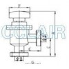 CD-J16B，CD-J25B，CD-J40B，CD-J50B，超高真空擋板閥