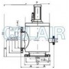 GDQ-J50，GDQ-J63，GDQ-J80，GDQ-J100，氣動(dòng)高真空擋板閥