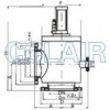 GDQ-J10(b)，GDQ-J16(b)，GDQ-J25(b)，GDQ-J32(b)，氣動(dòng)活套法蘭擋板閥