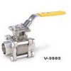 V-358S，承插焊三片式全徑球閥