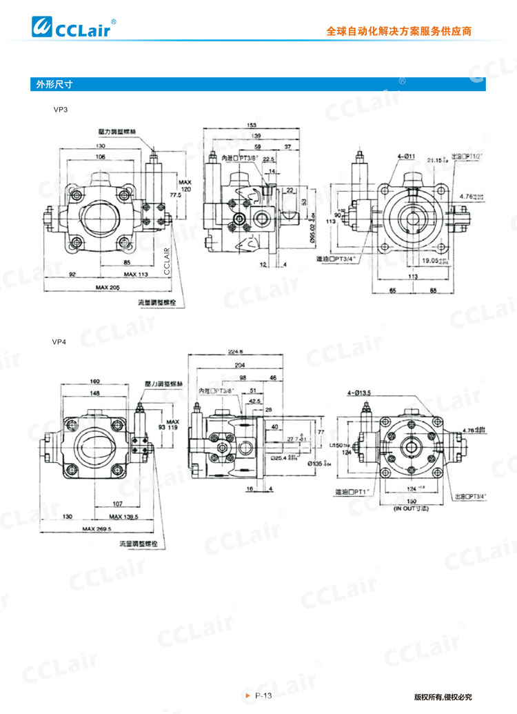 VP3、VP4系列中壓變量葉片泵-2