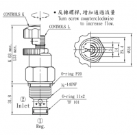 CNC-102-L2.0N，CNC-122-L2.0N流量閥集流閥