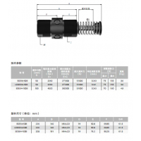 BDE64-50/100B，LEBDE64-50B，BDE64-50/100,LEBDE64-50，大型可調節液壓緩沖器BDE6425-64150