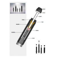 BC/BCD20-20-1/2/3B BCA20-30/50-1/2/3B，BCA20-15-MH2-1/2/3 BCA25-25/40/50/80-1/2/3B，BCA14-12/15/-1/2/3B,BCA20-15/20-1/2/3B，小型不可調節液壓緩沖器BCA1412-2580